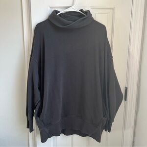 Aerie Oversized Cowl Neck Sweatshirt Size Large